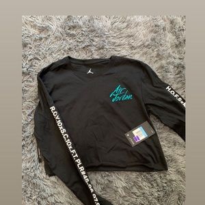 Air Jordan cropped long sleeve